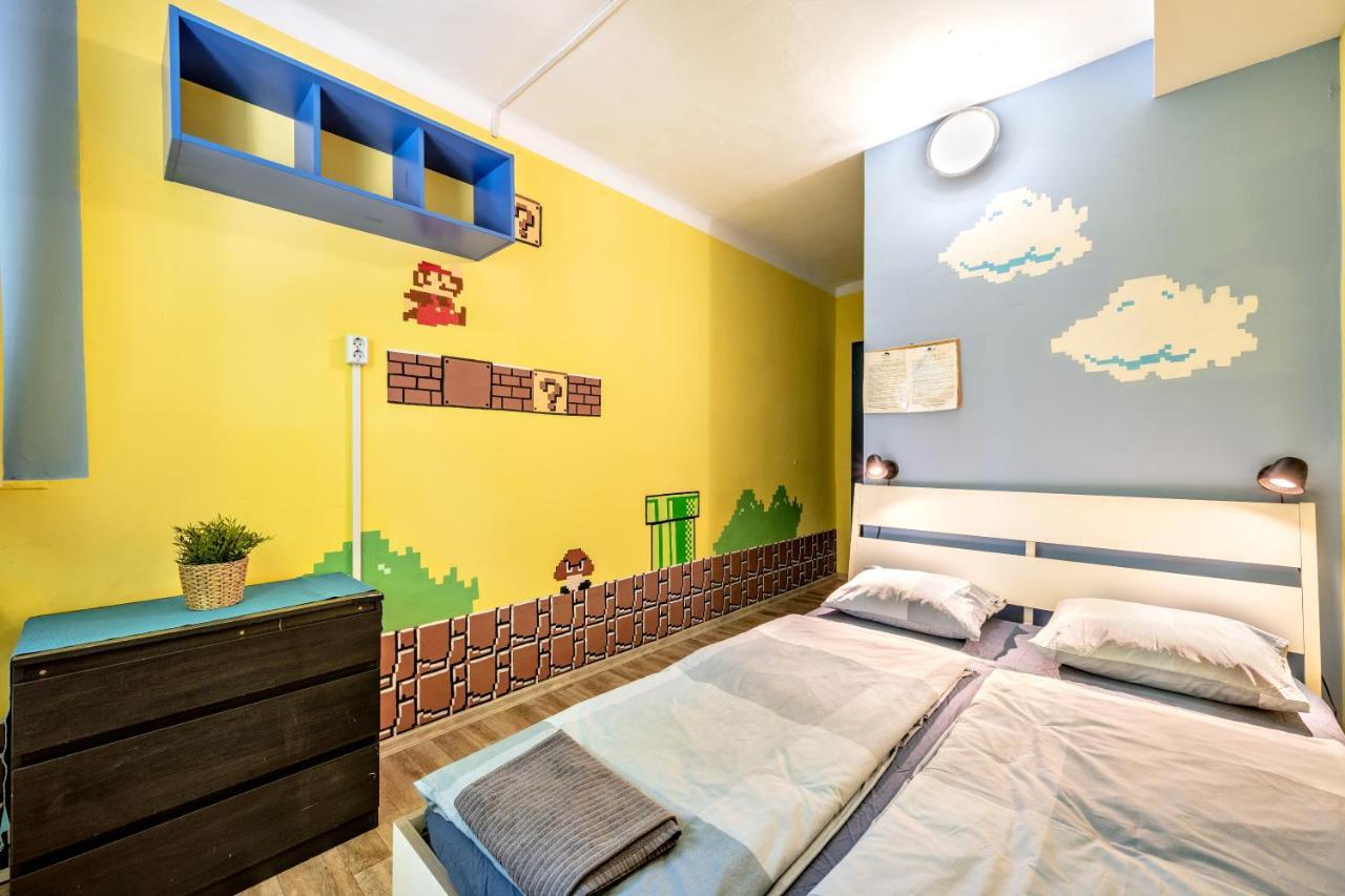 Island Hostel Budapest (Adults Only) Екстер'єр фото A Super Mario themed room at the Super Mario Hotel